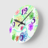 bloemen ronde klok (Hoek)