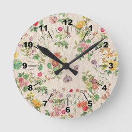  bloemen ronde klok