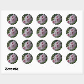 Bloemen Ronde Sticker (Vel)