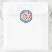 Bloemen Ronde Stickers (Tas)