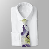 Bloemen rondom fotopatroon Stropdas (Gebonden)