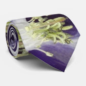 Bloemen rondom fotopatroon Stropdas (Opgerold)