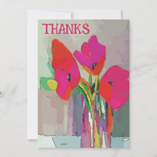 Bloemen Rood en Blauw (Voorkant)