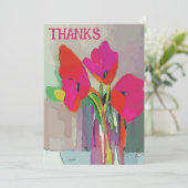 Bloemen Rood en Blauw (Staand voorkant)