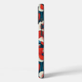 Bloemen rood en wit bloem partner Case-Mate iPhone case (Achterkant / Links)