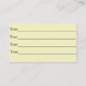 bloemen rood geel blauw Lilies oorspronkelijke blo Visitekaartje (Achterkant)