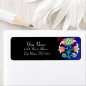 BLOEMEN Rood Groen Blauw Etiket (Insitu)