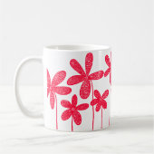 bloemen - Rood Koffiemok (Links)
