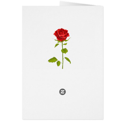 Bloemen Rood Rose Roos Hallo Bruiloft Liefde (Achterkant)