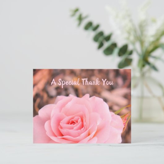 Bloemen Roos Afbeelding Briefkaart (Staand voorkant)