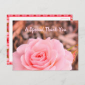 Bloemen Roos Afbeelding Briefkaart (Voorkant / Achterkant)