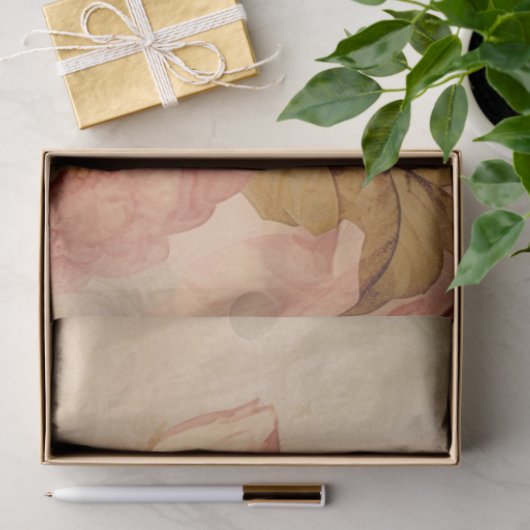 Bloemen Roos Decoupage Tissuepapier (Geschenk)