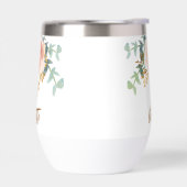 Bloemen roos gouden groen gouden naam (Links)