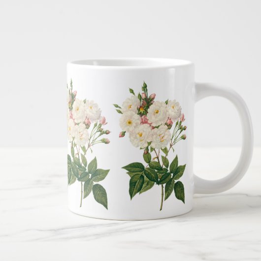  bloemen Roos van het Blush Noisette Grote Koffiekop (Rechts)