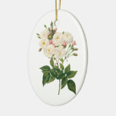  bloemen Roos van het Blush Noisette Keramisch Ornament (Links)