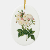  bloemen Roos van het Blush Noisette Keramisch Ornament (Voorkant)