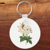  bloemen Roos van het Blush Noisette Sleutelhanger (Voorkant)