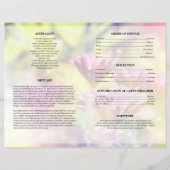 Bloemen rouwtemplate (Achterkant)