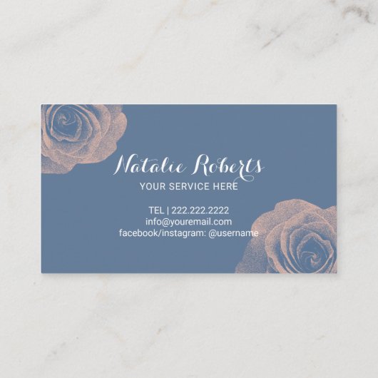  bloemen Roze Blauwe Schoonsalon Loyalty (Achterkant)