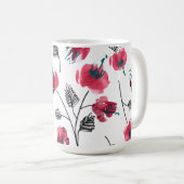 Bloemen roze bloemen wrap-68881 koffiemok (Voorkant rechts)