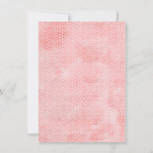 Bloemen Roze Bruids Brunch Bruids Douche Uitnodigi Kaart (Achterkant)