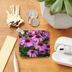 Bloemen Roze coneflower Garden Sleutelhanger