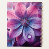 Bloemen roze en Paarse Lila Planner (Achterkant)