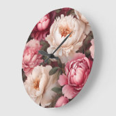 Bloemen roze en witte pioen grote klok (Hoek)