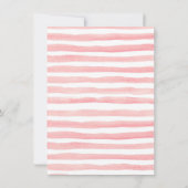 Bloemen Roze en Zilveren Bunny Verjaardag Bloemen Kaart (Achterkant)