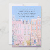  Bloemen Roze Esthetische Stad Vrijgezellenfeest Kaart (Voorkant)