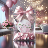 Bloemen Roze Felicitaties Stickers