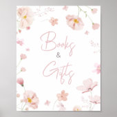 Bloemen Roze Lente Baby in Bloom Boeken en Geschen Poster (Voorkant)