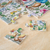  bloemen Roze Natuur Unieke vun Art Legpuzzel (Zijkant)