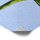 Bloemen  roze pioen bloemkunst poster (Hoek)