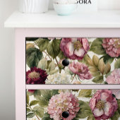 Bloemen  Roze Pioen Hydrangea Decoupage Tissuepapier