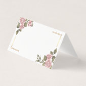 Bloemen Roze Pioenbloem Zomer Huwelijk Bedankt Kaart (Voorkant)