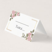 Bloemen Roze Pioenbloem Zomer Trouwfeest Kaart (Voorkant)