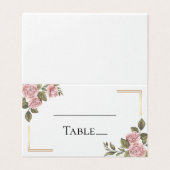 Bloemen Roze Pioenbloem Zomer Trouwfeest Kaart (Buitenkant ongevouwen)