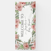 Bloemen Roze Rose Bloemen BOHO Oh Baby Meisje Douc Spandoek (Verticaal)