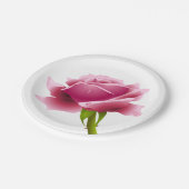 Bloemen Roze Roze Bloem - Huwelijk / Feest Papieren Bordje (Gekanteld)