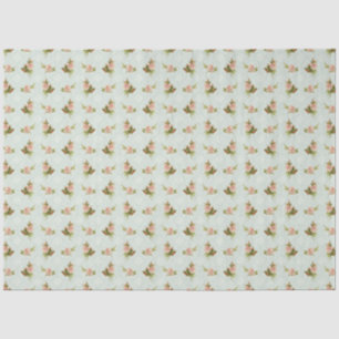 Bloemen Roze Rozen  Boerderij Blauw Kwekerij Tissuepapier