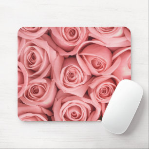 Bloemen   Roze rozen Muismat