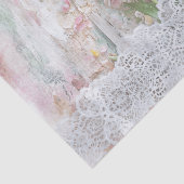  Bloemen Roze Tulp Cross Lace Decoupage Tissuepapier (Detail)