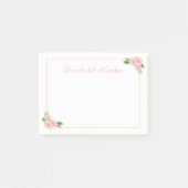 Bloemen Roze & Witte Bloemen - Shabby Chic, Land Post-it® Notes (Voorkant)