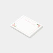 Bloemen Roze & Witte Bloemen - Shabby Chic, Land Post-it® Notes (Schuin)