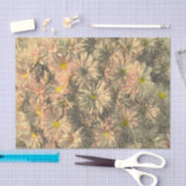 Bloemen  Roze Zwart en Wit Chrysanthemum Tissuepapier (Craft)