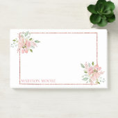 Bloemen Rozen Aangepaste naam Post-it® Notes (Kantoor)