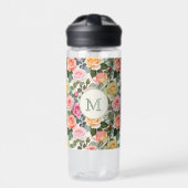 Bloemen Rozen Elegant Flowers Botanische Tuin Waterfles (Voorkant)