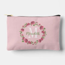 Bloemen Rozen Krans Monogram