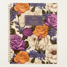  Bloemen Rozen Paarse Sinaasappel Boho Flowers Planner